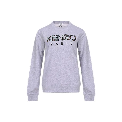 KENZO Свитшот Женский Светло-Серый
