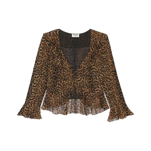 SAINT LAURENT Черные Женские Рубашки