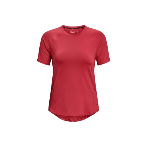 Under Armour Rash Sahasrara Красный Женские Футболки