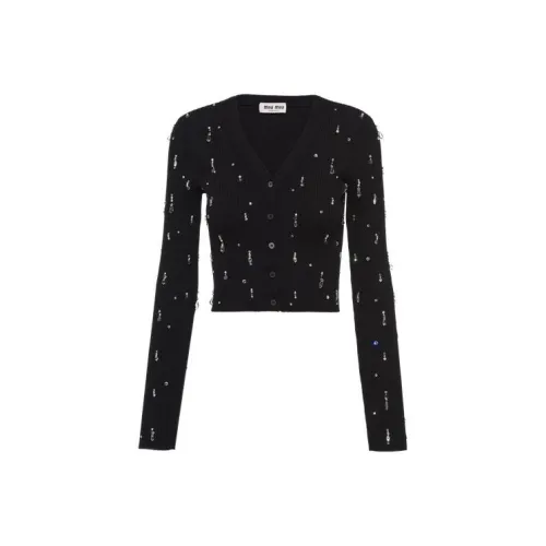 MIU MIU FW22 Трикотаж Женский Черный