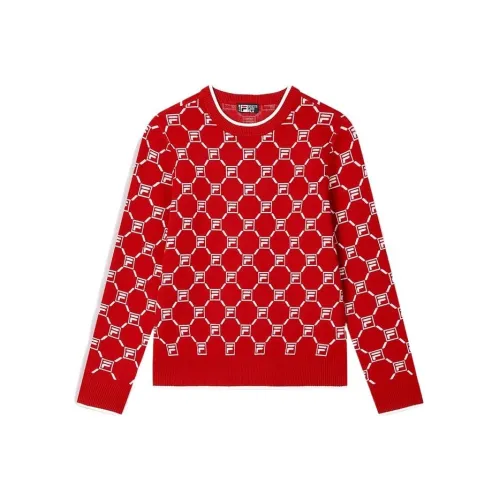 FILA Красный ритм Женские Свитеры