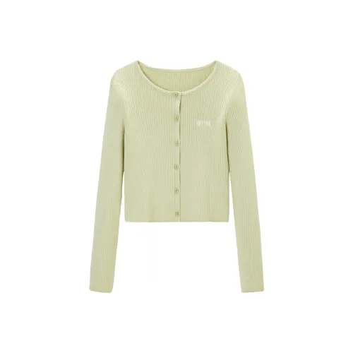 LEDIN Горчичный зеленый Женская трикотажная одежда