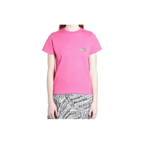 BALENCIAGA Розовые Женские Футболки
