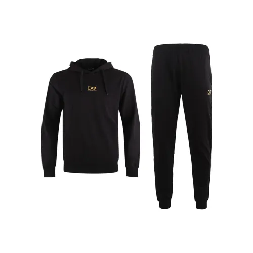 EMPORIO ARMANI EA7 Толстовка Комплект Мужской Черный
