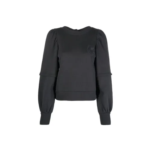 GANNI Черные Женские Свитшоты