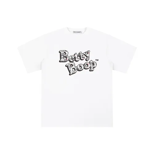 Betty Boop T-Shirt Унисекс Белый