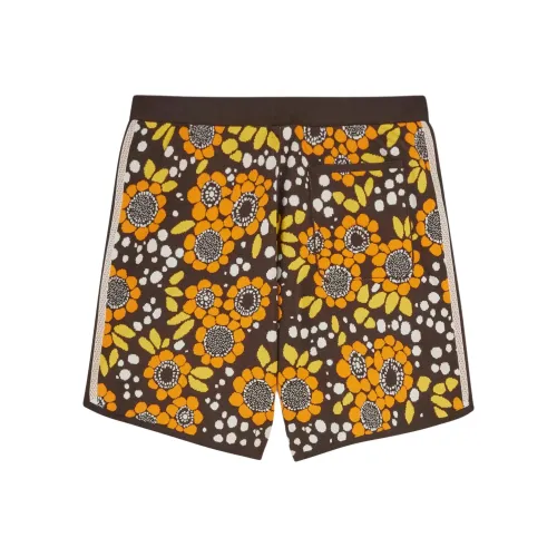 Adidas Originals Wales Bonner FW24 KNIT Цветочные Повседневные Шорты Мужские Многоцветные