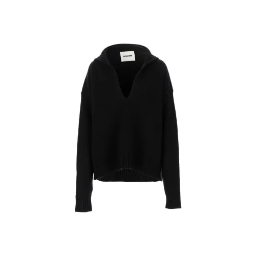 JIL SANDER Черный Женские Кашемировые Свитеры