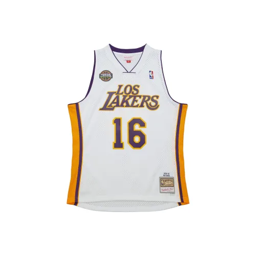 MITCHELL NESS x NBA Баскетбольная Джерси Унисекс Белая
