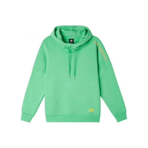 New Balance Свитшот Женский Зеленый