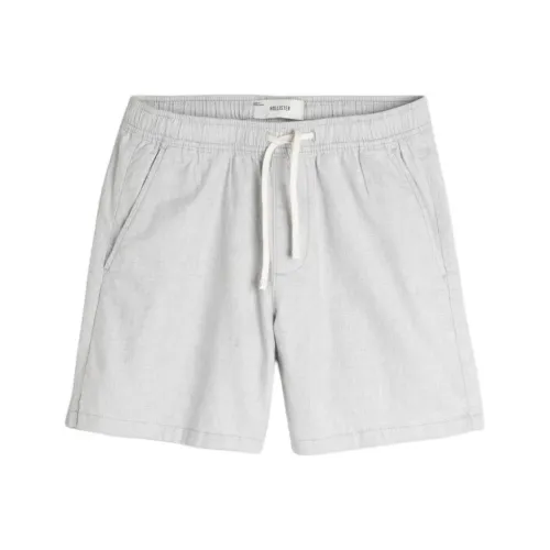 Hollister Повседневные шорты Мужские Светло-серые