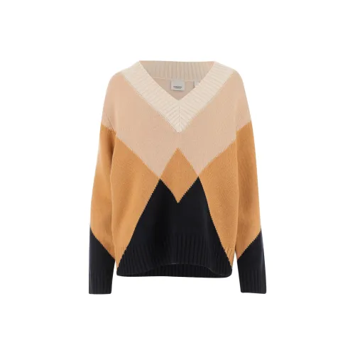 Burberry FW22 Кашемир Свитер Женский Коричневый