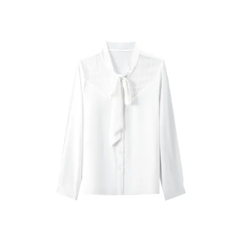 LUOMENG Белые Женские Рубашки