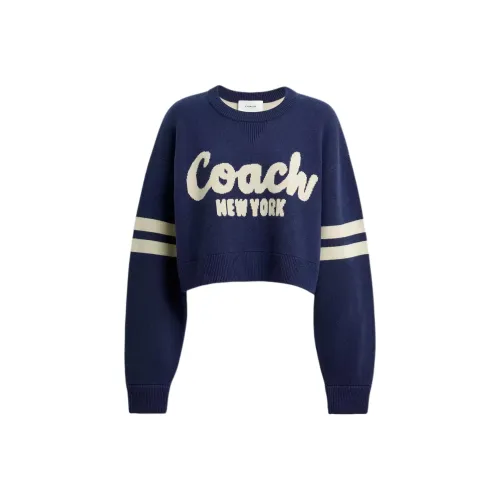 COACH Свитер Женский Морской Синий