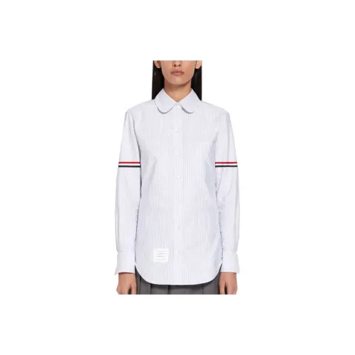 THOM BROWNE Средне-серые Женские Рубашки