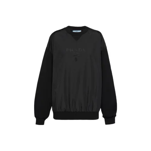 PRADA Черные Женские Свитшоты