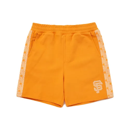 MLB Base Logo San Francisco Giants MLB Checkerboard Повседневные шорты Унисекс Оранжевый