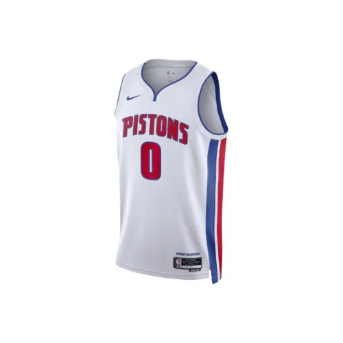 NBA x Nike Detroit Pistons Swingman Association Баскетбольная Джерси Унисекс Белый