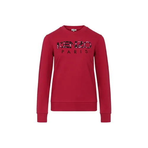 KENZO Вишнево-красный Женские Свитшоты