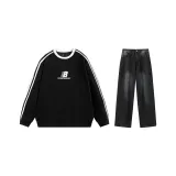 Черный топ + Черные брюки