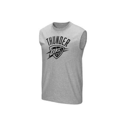 NBA Oklahoma City Thunder Fanatics Branded MONO Логотип Graphic Баскетбольная Джерси Мужская Серого цвета