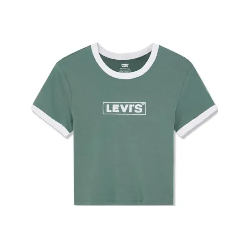 Levis Зеленые Женские Футболки