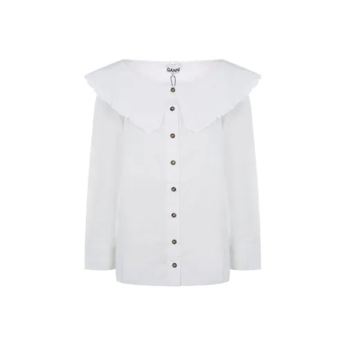 GANNI Белые Женские Рубашки