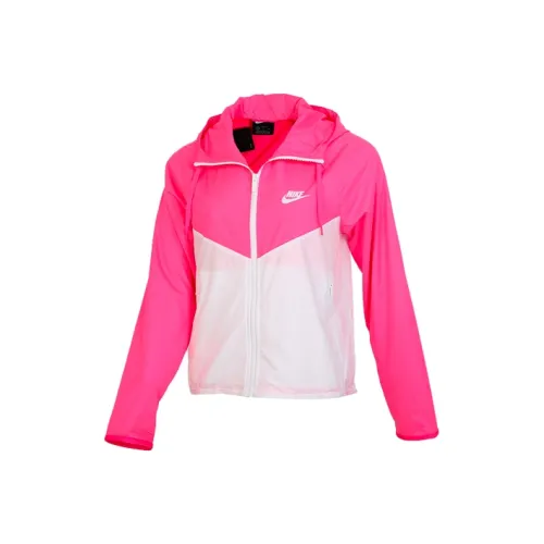 Nike Толстовка Женская Белая Розовая Многоцветная