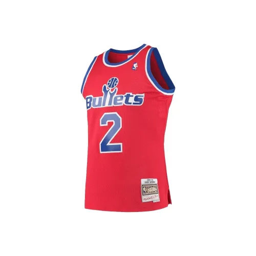NBA Крис Уэбстер Красный Washington Bullets Hardwood CLASSICS Баскетбольная Джерси Мужской Красный