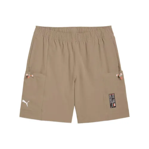 PUMA SEASONS Повседневные шорты Мужские Коричневые