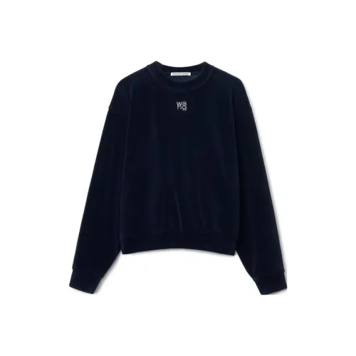 alexander wang Морской синий Женские Свитшоты