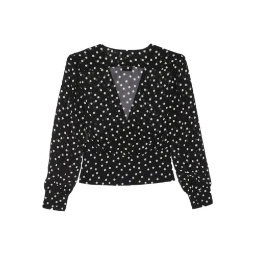 SAINT LAURENT SS22 Рубашка Женская Черная