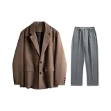 Кофейный (Серый, Повседневные, Брюки)