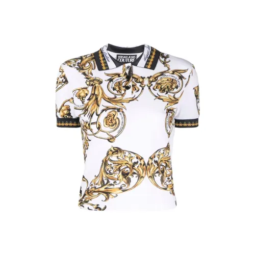 VERSACE JEANS COUTURE Белое Женское Поло