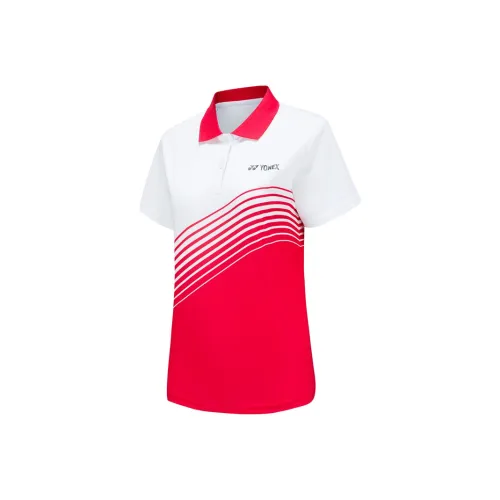 YONEX Красный Женские Поло
