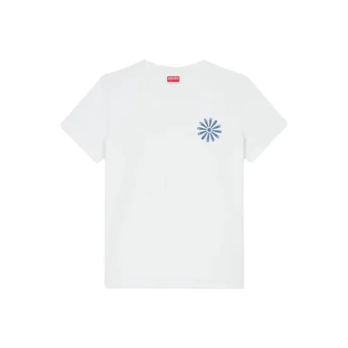 KENZO Серый Белый Женские Футболки