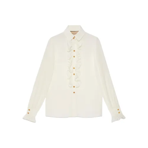 GUCCI Слоновая кость Женские Рубашки