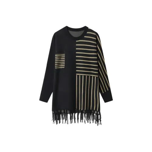 Корейский стиль Свитер Женский Черный