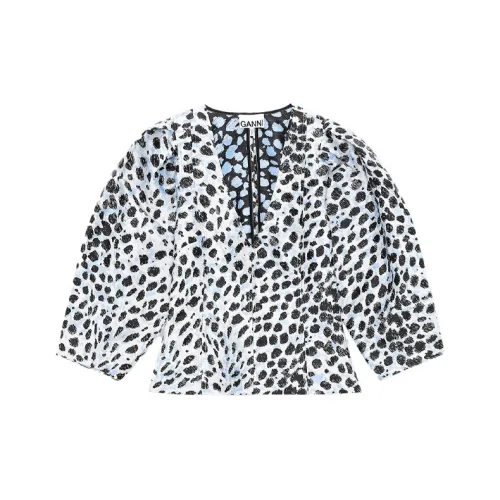 GANNI Синие Женские Рубашки