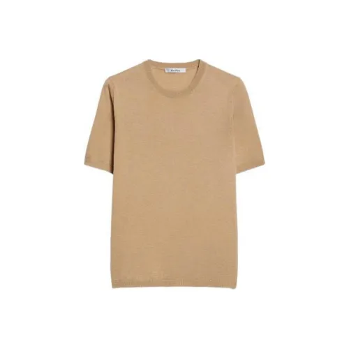 MaxMara T-рубашка женская естественного цвета