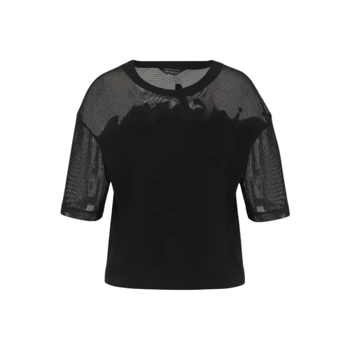 ARMANI EXCHANGEAE SS24 Рукав с оборванным плечом T-рубашка Женская