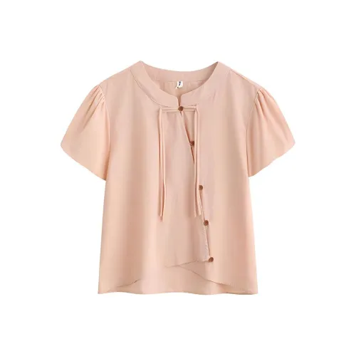 PZGE Светло-розовые Женские Рубашки