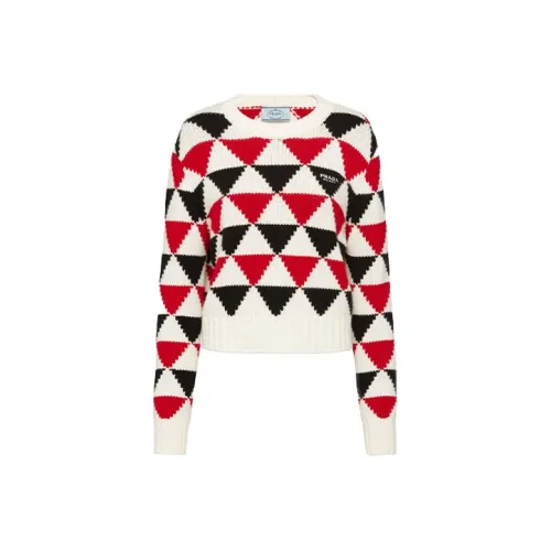 PRADA Красный Женские Кашемировые Свитеры