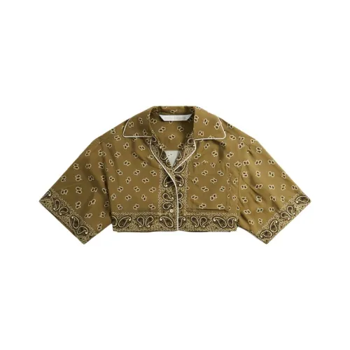 Kith Армейский зеленый Женские Рубашки