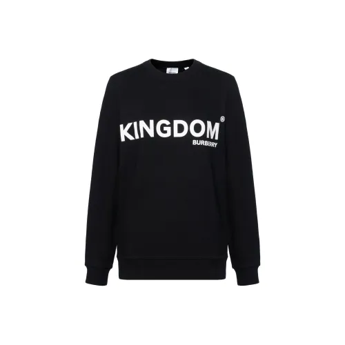 Burberry Толстовка Женская Черная Белая