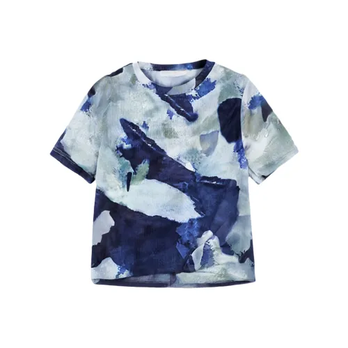 LUYOUYE Стандартная T-рубашка Женская Темно-синий