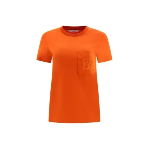 MaxMara T-рубашка женская оранжево-красная