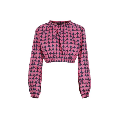 LOVE MOSCHINO Фуксия Женские Футболки