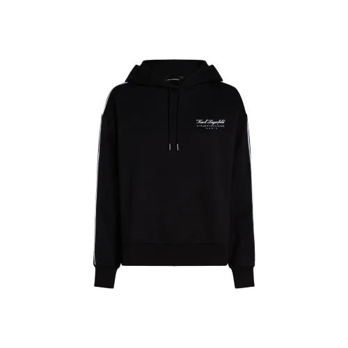 Свитшот KARL LAGERFELD женский черный