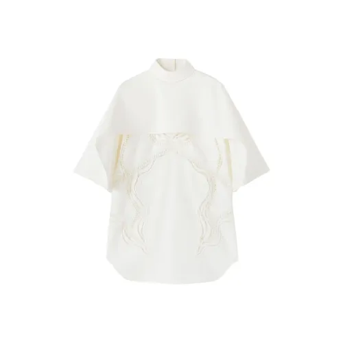 JIL SANDER Рубашка Женская Айвори Белый